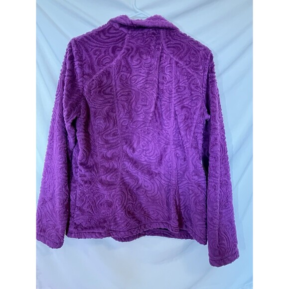 Athleta Plush 3/4 Zip Sweatshirt Women’s Size Large Fushia Purple 879644 - Picture 7 of 7